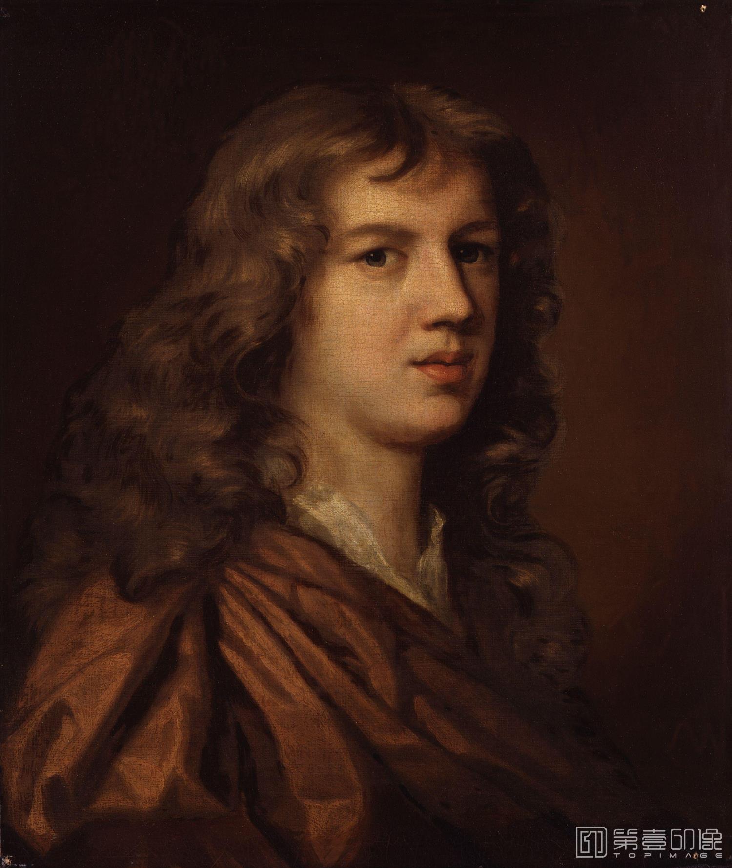 油画-国家肖像艺术博物馆-Unknown man, formerly known as Abraham Cowley by Mary Beale-1536